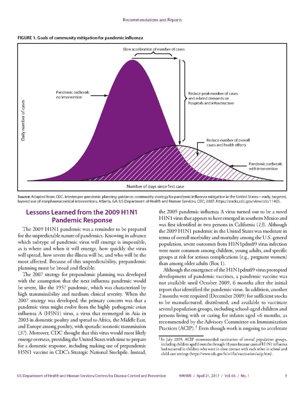 Community Mitigation Guidelines to Prevent Pandemic Influenza - Page 5