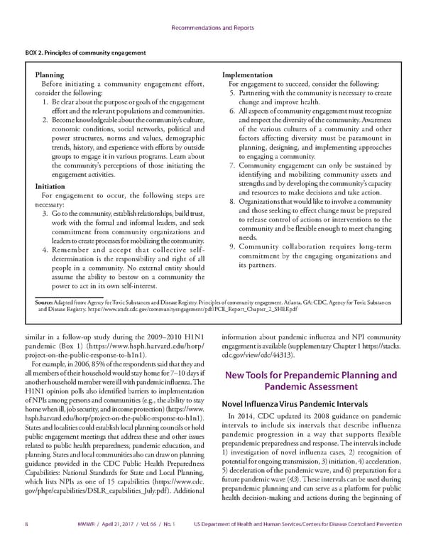 Community Mitigation Guidelines to Prevent Pandemic Influenza - Page 10