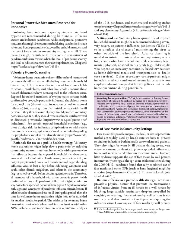 Community Mitigation Guidelines to Prevent Pandemic Influenza - Page 16