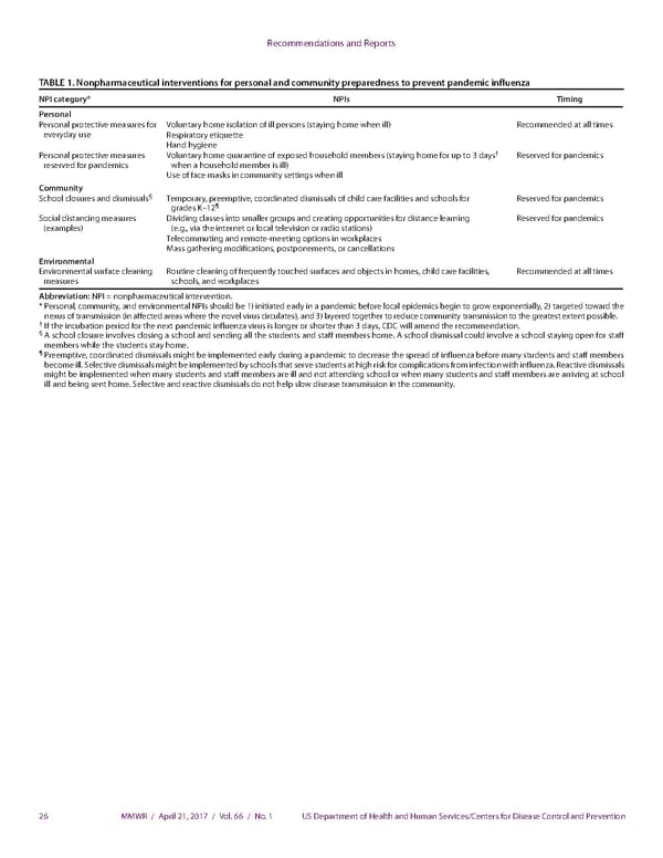 Community Mitigation Guidelines to Prevent Pandemic Influenza - Page 28