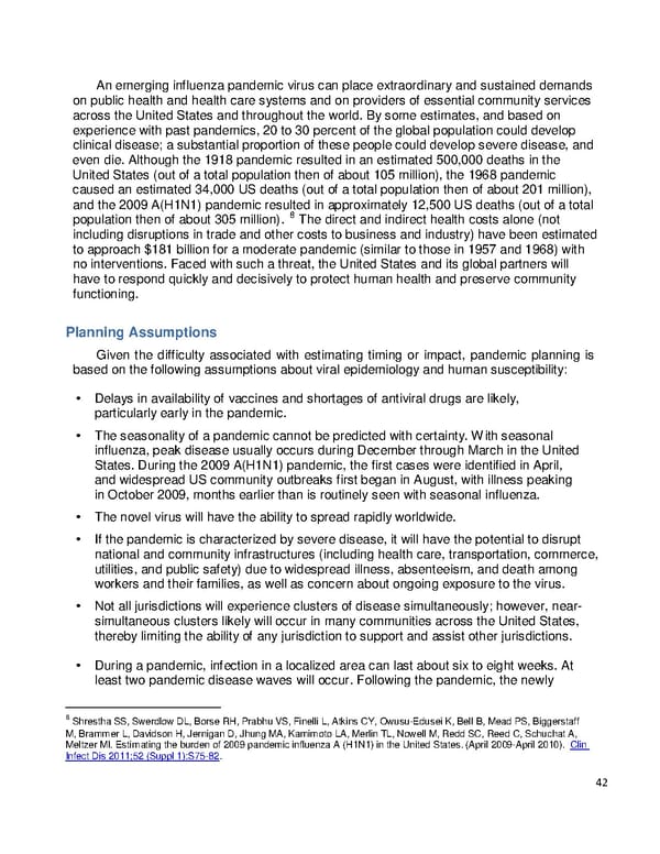 Pandemic Influenza Plan - Page 42